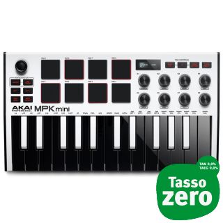Akai MPK Mini Mk3 White Limited Edition